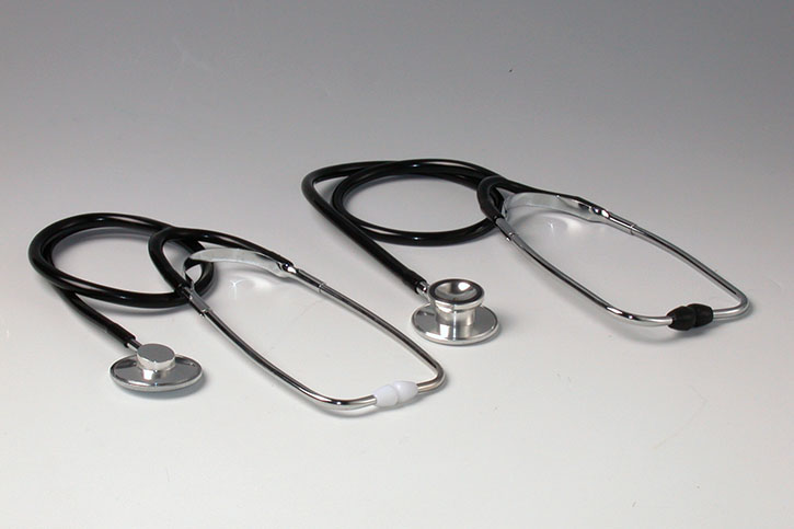 Stethoscope with twin head