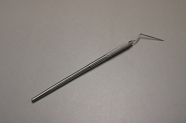 Tooth probe, fine, flexible, 16 cm